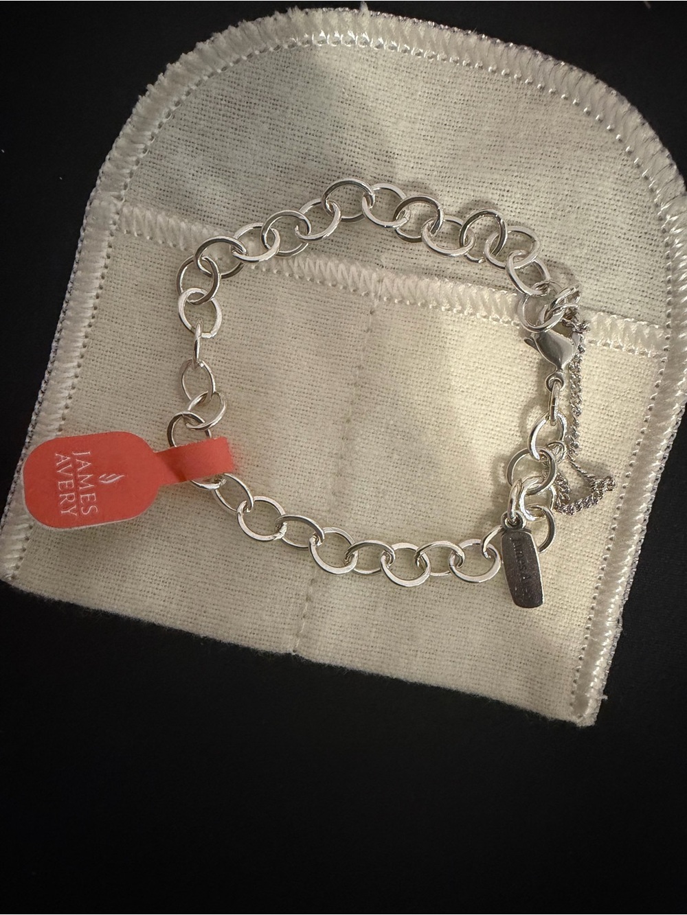 James Avery Forged Link Charm Bracelet